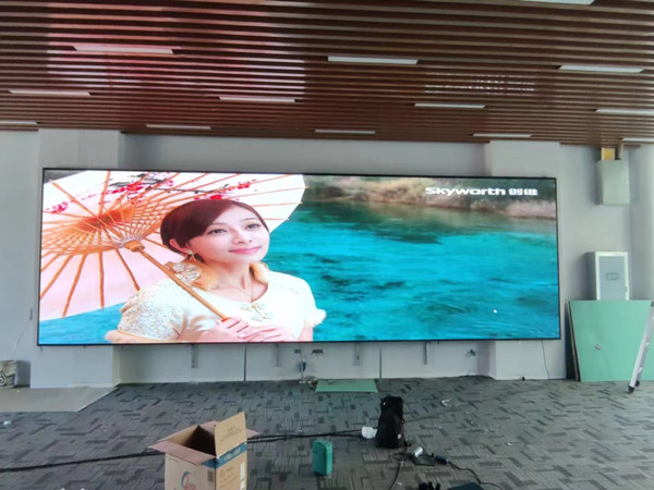 开阳P1.53led小间距屏安装案例